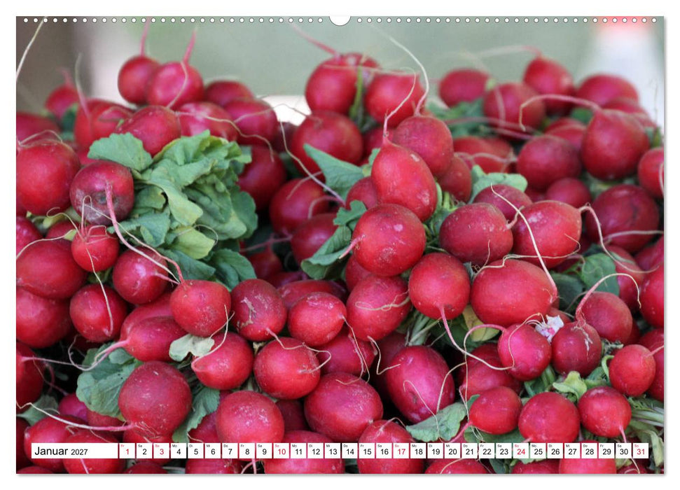 Frisches Obst und Gemüse (CALVENDO Premium Wandkalender 2027)