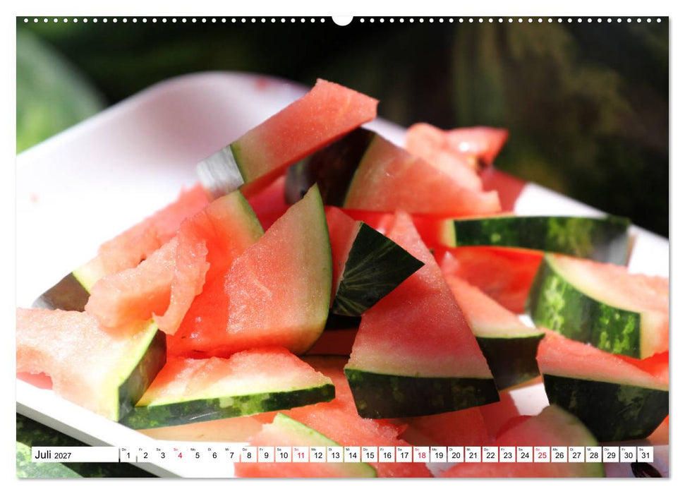 Frisches Obst und Gemüse (CALVENDO Premium Wandkalender 2027)