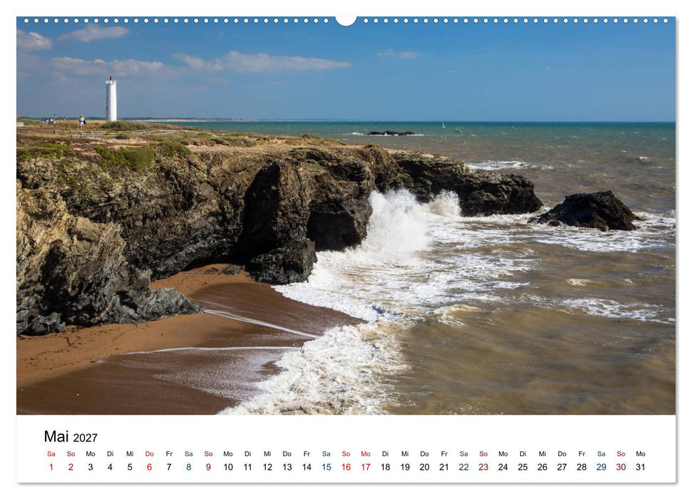Vendée - Bilder von der Côte de Lumière (CALVENDO Wandkalender 2027)