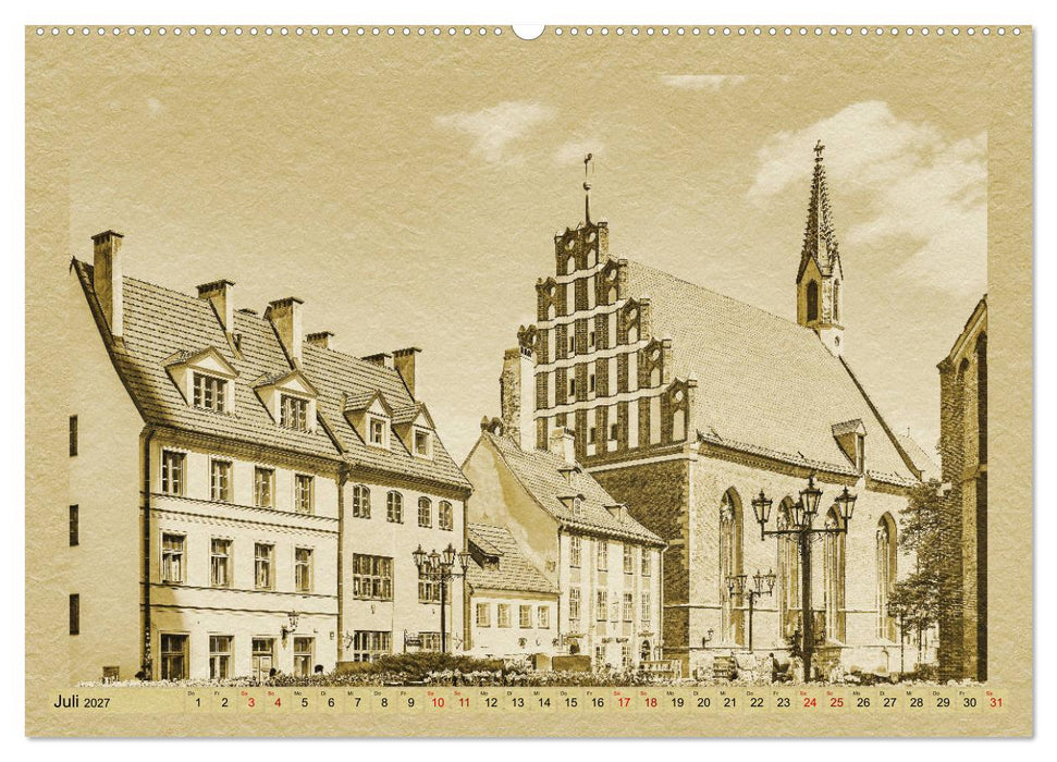 Riga – Ein Kalender im Zeitungsstil (CALVENDO Premium Wandkalender 2027)