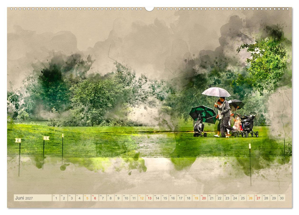 Ich liebe Golf (CALVENDO Premium Wandkalender 2027)