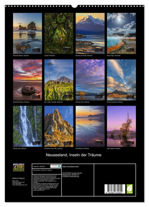 Neuseeland, Inseln der Träume (CALVENDO Premium Wandkalender 2027)
