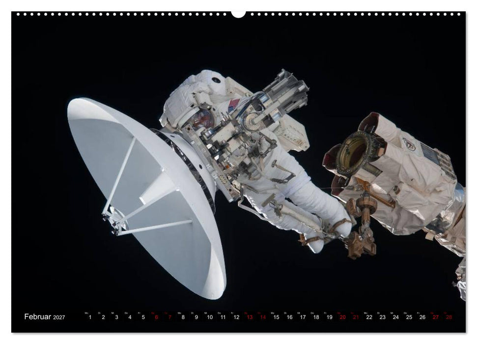 Auftrag im Weltall. Astronauten und Raumfahrt (CALVENDO Premium Wandkalender 2027)
