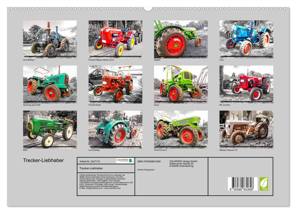 Trecker-Liebhaber (CALVENDO Premium Wandkalender 2027)
