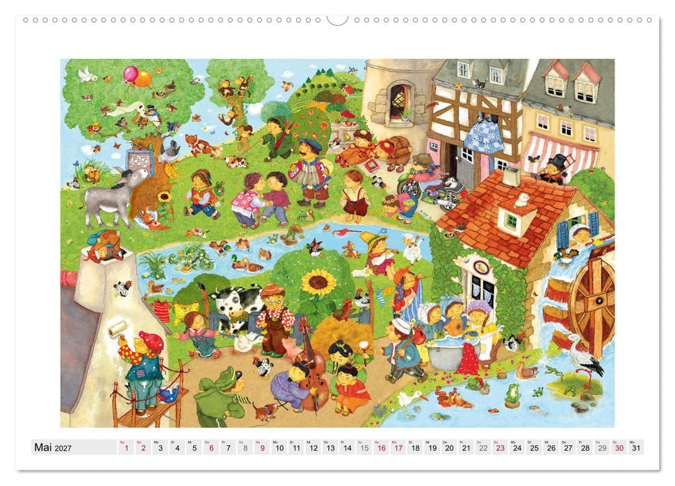 Meine kleine Wimmelwelt (CALVENDO Wandkalender 2027)