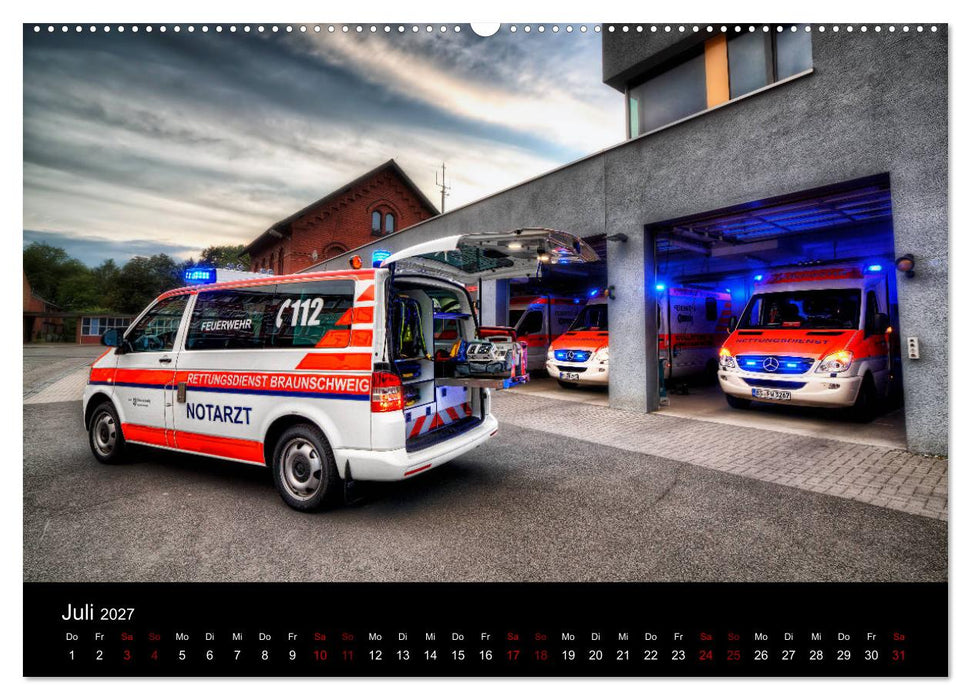 Berufsfeuerwehr Braunschweig (CALVENDO Premium Wandkalender 2027)