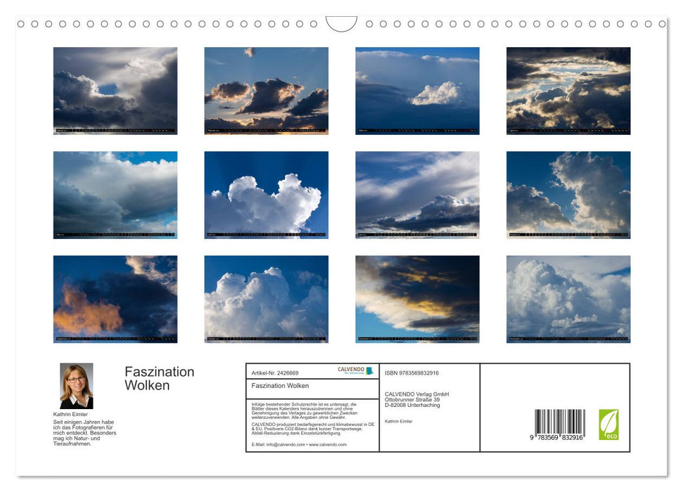 Faszination Wolken (CALVENDO Wandkalender 2027)