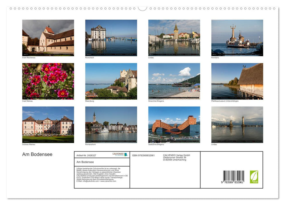 Am Bodensee (CALVENDO Premium Wandkalender 2027)