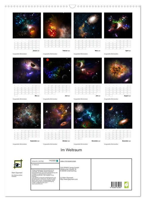 Im Weltraum (CALVENDO Wandkalender 2027)