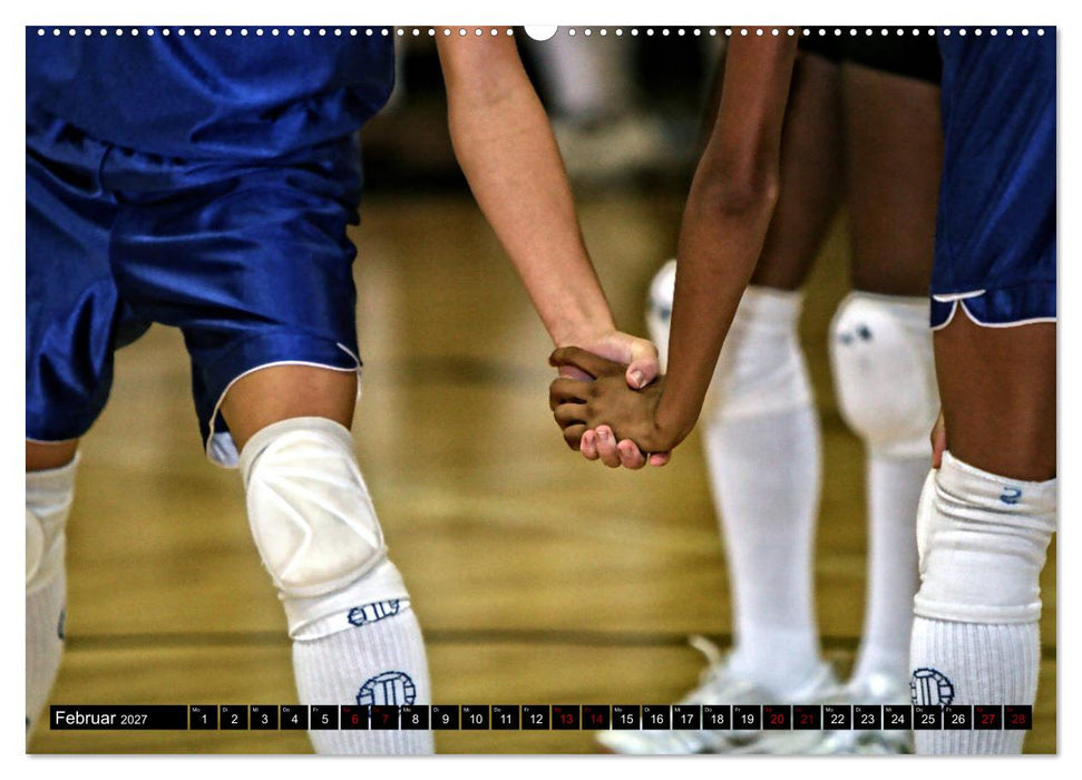 Volleyball Action (CALVENDO Wandkalender 2027)