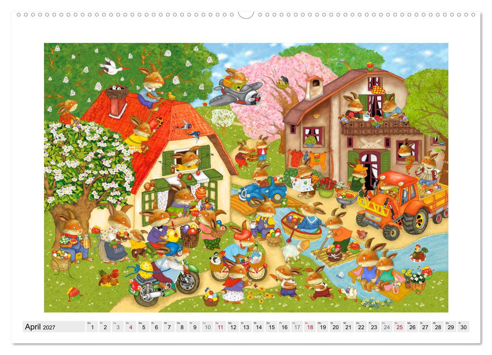 Meine kleine Wimmelwelt (CALVENDO Premium Wandkalender 2027)