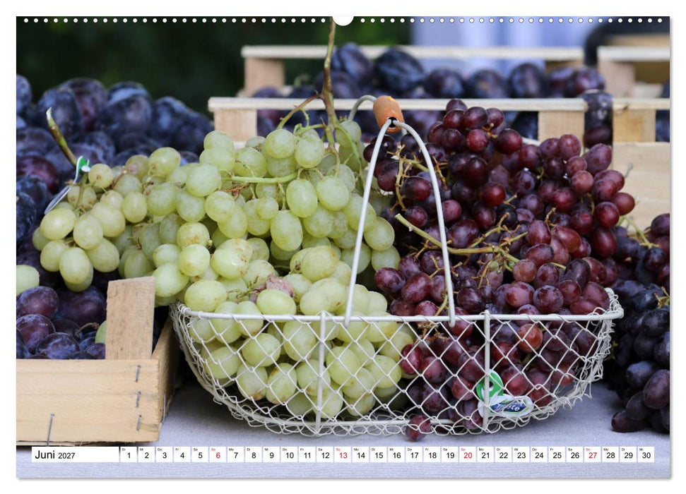 Frisches Obst und Gemüse (CALVENDO Wandkalender 2027)