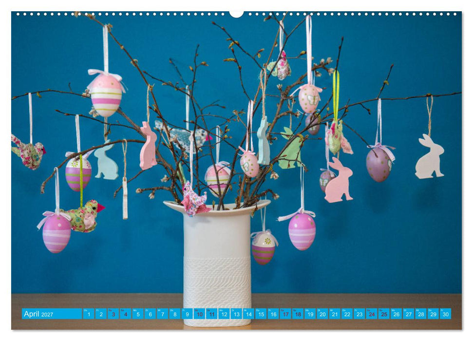 Still Life - Blumen vor der blauen Wand (CALVENDO Wandkalender 2027)