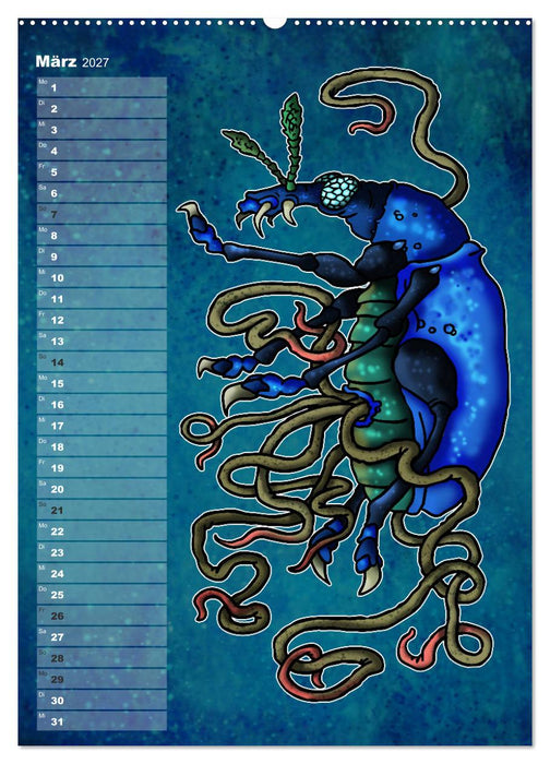 Bestiarium Vladi Krafft (CALVENDO Premium Wandkalender 2027)