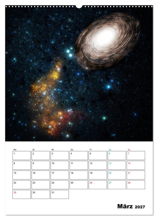 Im Weltraum (CALVENDO Premium Wandkalender 2027)