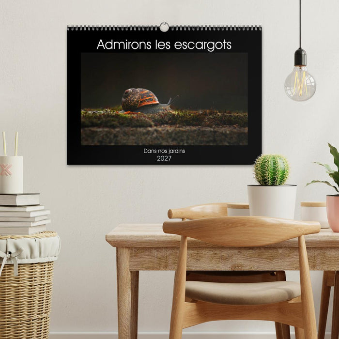 Admirons les escargots (CALVENDO Calendrier mensuel 2027)