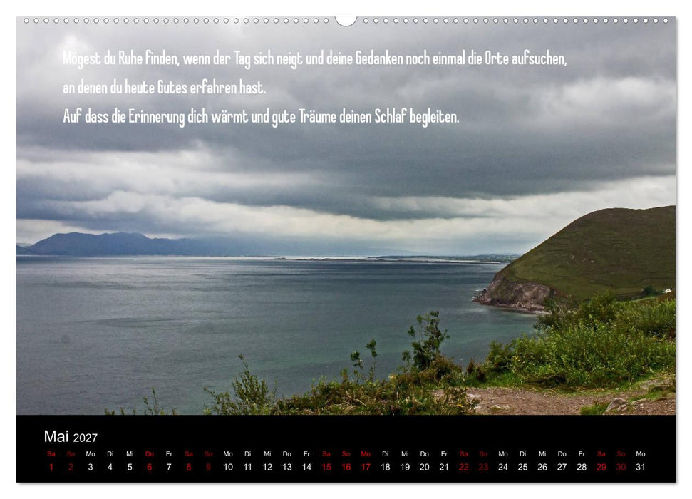 Irland - Irische Segenswünsche (CALVENDO Wandkalender 2027)