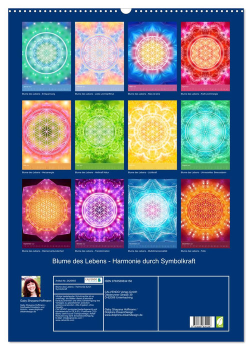 Blume des Lebens - Harmonie durch Symbolkraft (CALVENDO Wandkalender 2027)