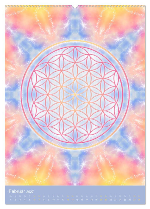 Blume des Lebens - Harmonie durch Symbolkraft (CALVENDO Wandkalender 2027)