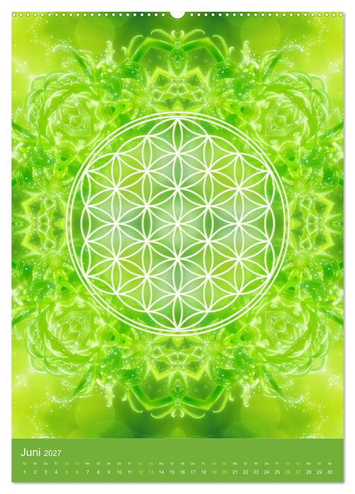 Blume des Lebens - Harmonie durch Symbolkraft (CALVENDO Wandkalender 2027)