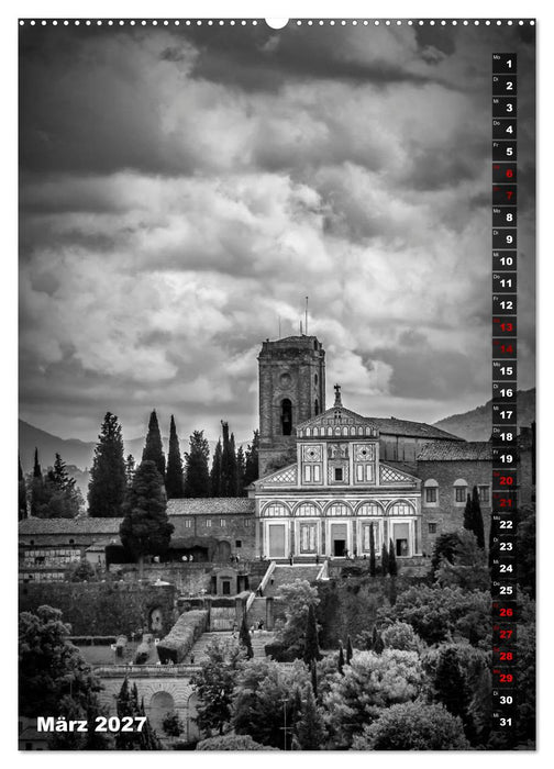 FLORENZ SCHWARZWEIß (CALVENDO Wandkalender 2027)
