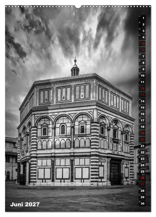 FLORENZ SCHWARZWEIß (CALVENDO Wandkalender 2027)