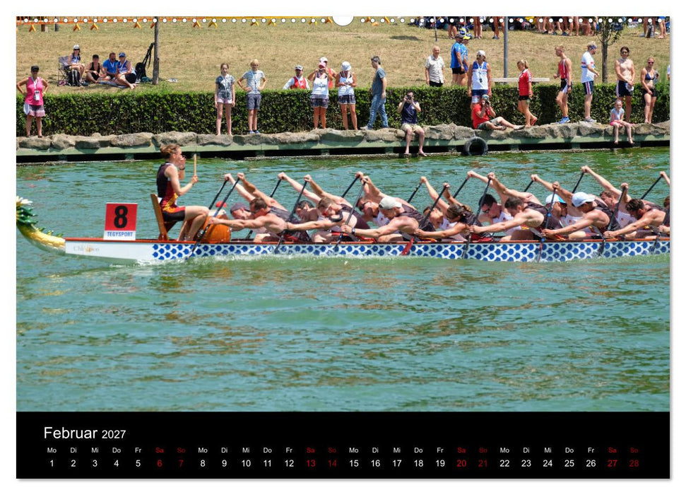 Drachenboot - MissionRome (CALVENDO Premium Wandkalender 2027)