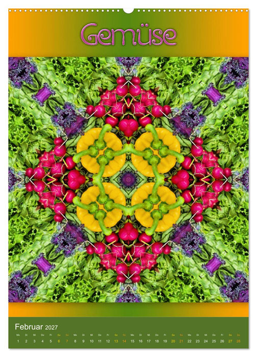 Kulinarische Mandalas (CALVENDO Wandkalender 2027)
