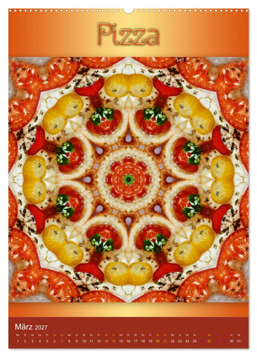 Kulinarische Mandalas (CALVENDO Wandkalender 2027)