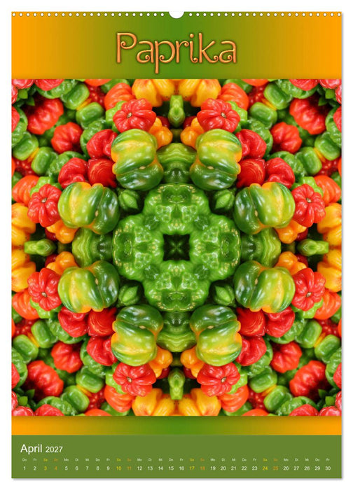 Kulinarische Mandalas (CALVENDO Wandkalender 2027)