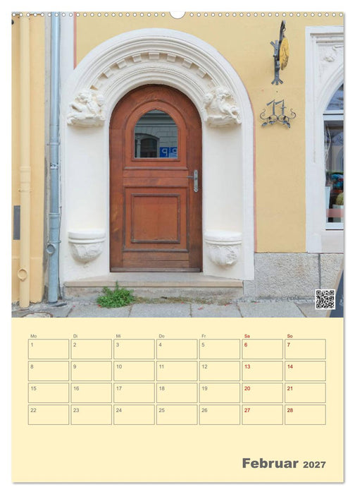 Türen und Portale in Pirna (CALVENDO Wandkalender 2027)