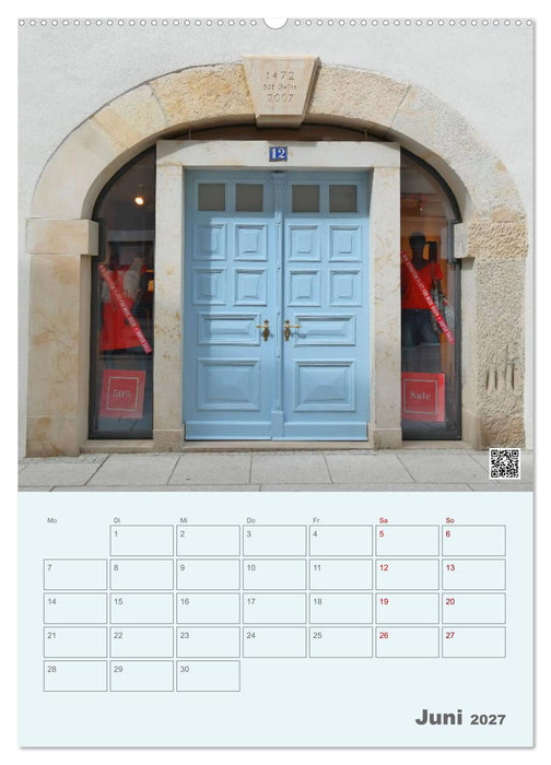 Türen und Portale in Pirna (CALVENDO Wandkalender 2027)