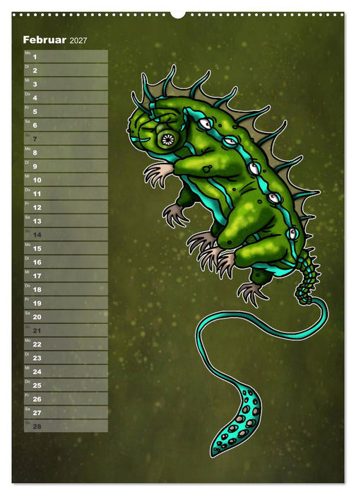 Bestiarium Vladi Krafft (CALVENDO Wandkalender 2027)