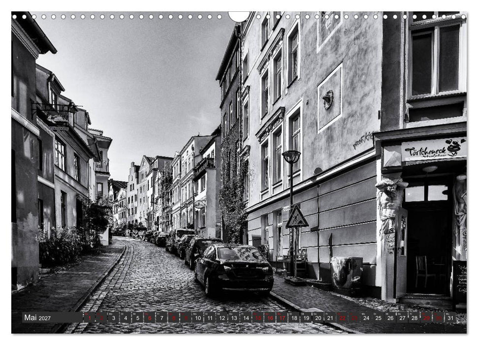 Ein Blick auf die Hansestadt Rostock (CALVENDO Wandkalender 2027)