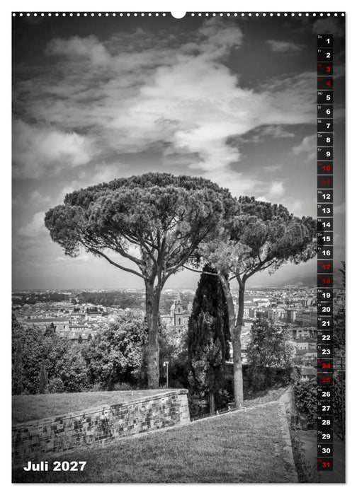 FLORENZ SCHWARZWEIß (CALVENDO Premium Wandkalender 2027)