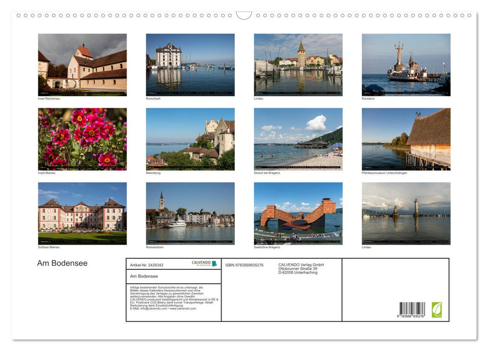 Am Bodensee (CALVENDO Wandkalender 2027)
