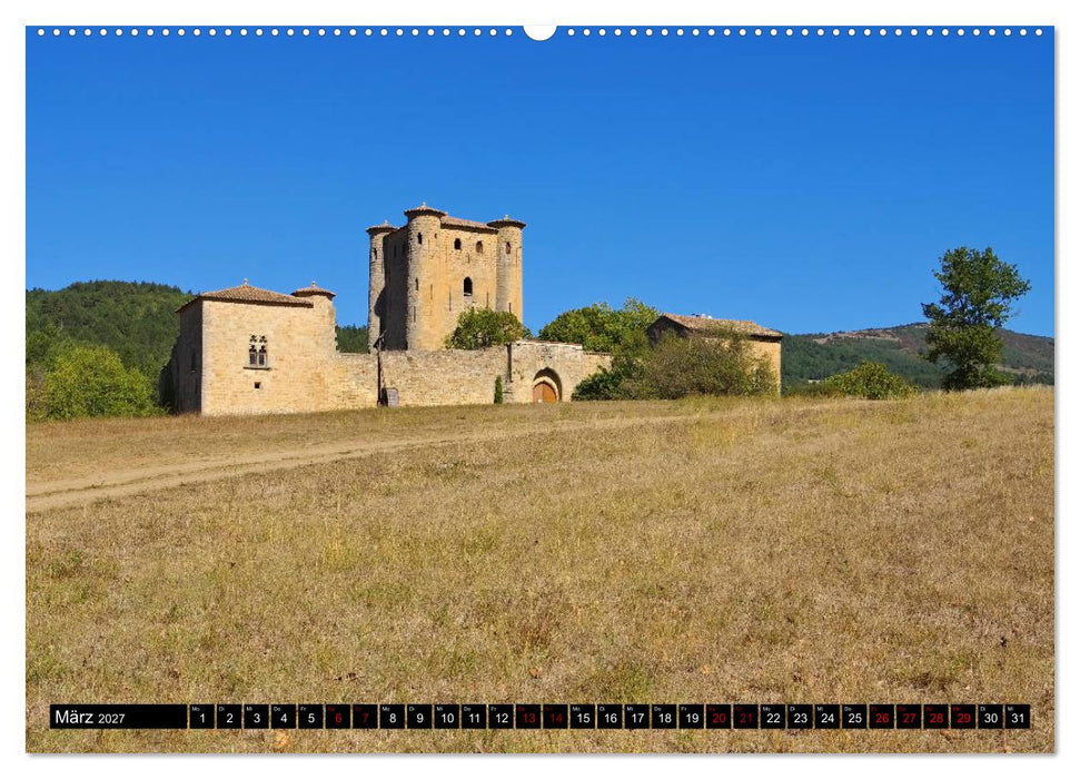 Burgen der Katharer - Unterwegs im Pays Cathare (CALVENDO Wandkalender 2027)