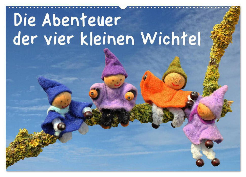 Die Abenteuer der vier kleinen Wichtel (CALVENDO Wandkalender 2027)