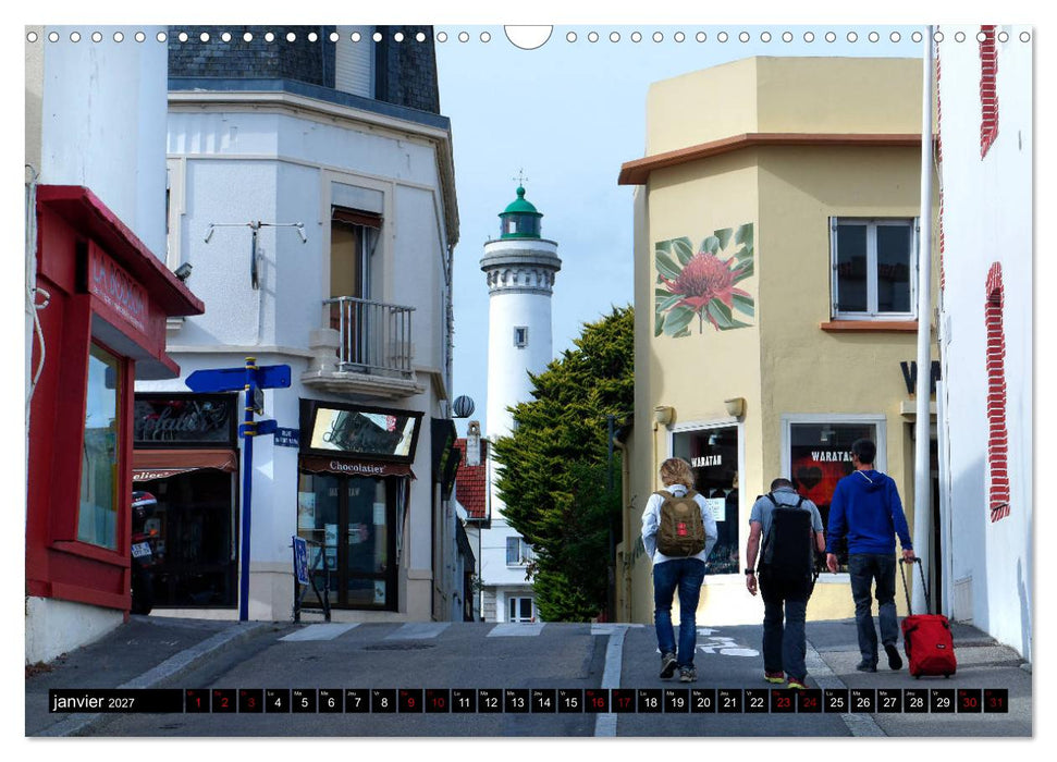 Côté Bretagne Presqu'île de Quiberon (CALVENDO Calendrier mensuel 2027)