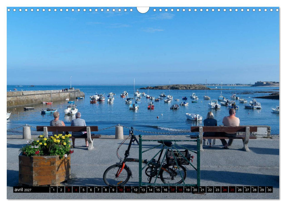 Côté Bretagne Presqu'île de Quiberon (CALVENDO Calendrier mensuel 2027)