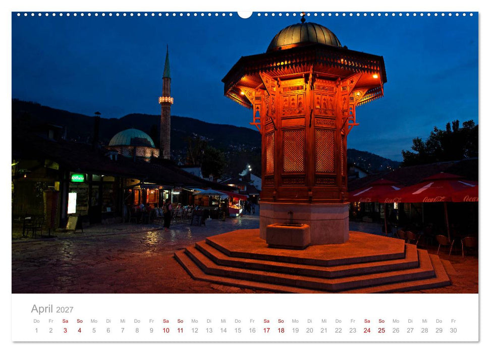 Kreuz und quer durch Bosnien-Herzegowina (CALVENDO Premium Wandkalender 2027)