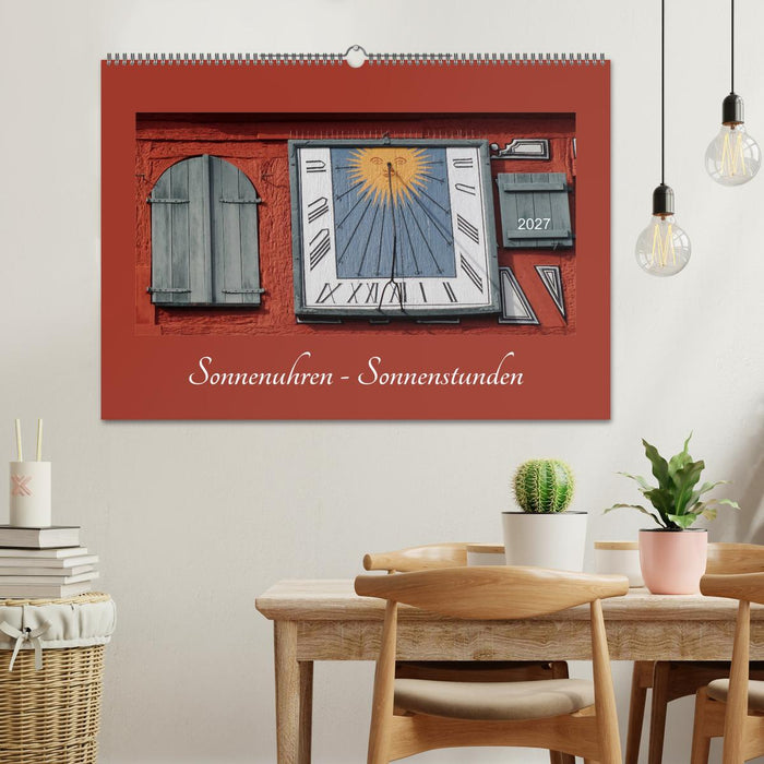 Sonnenuhren - Sonnenstunden (CALVENDO Wandkalender 2027)