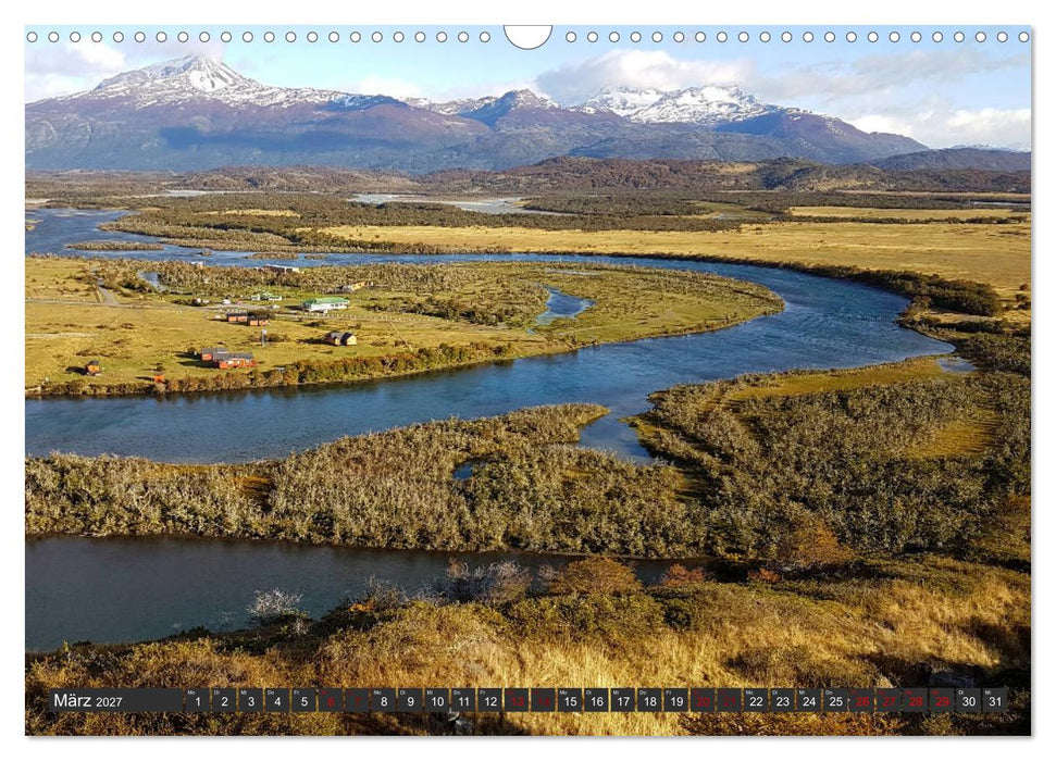 Patagonien - Parques Torres del Paine und Los Glaciares (CALVENDO Wandkalender 2027)