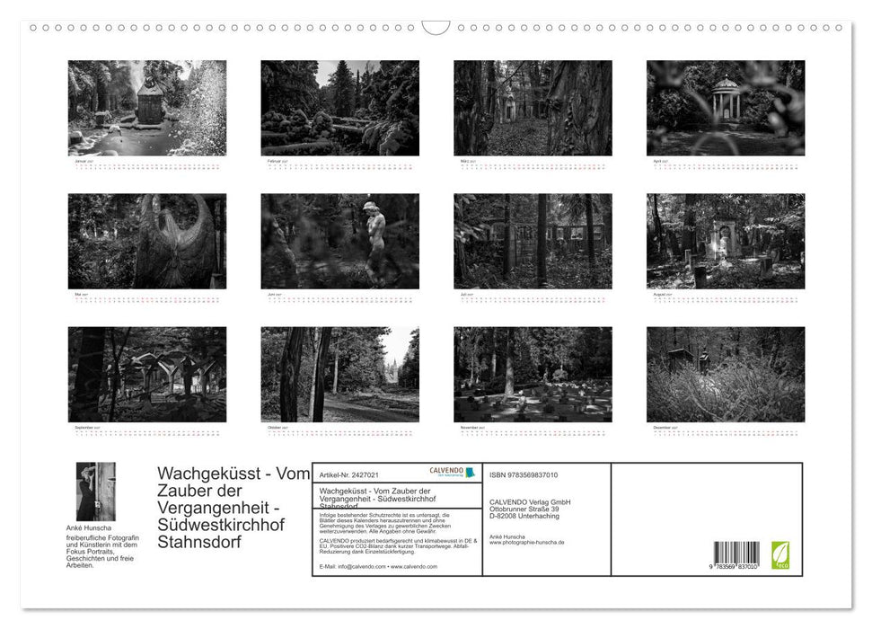 Wachgeküsst - Vom Zauber der Vergangenheit - Südwestkirchhof Stahnsdorf (CALVENDO Wandkalender 2027)