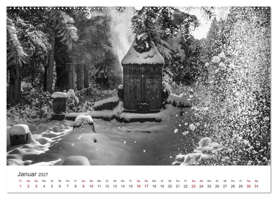Wachgeküsst - Vom Zauber der Vergangenheit - Südwestkirchhof Stahnsdorf (CALVENDO Wandkalender 2027)