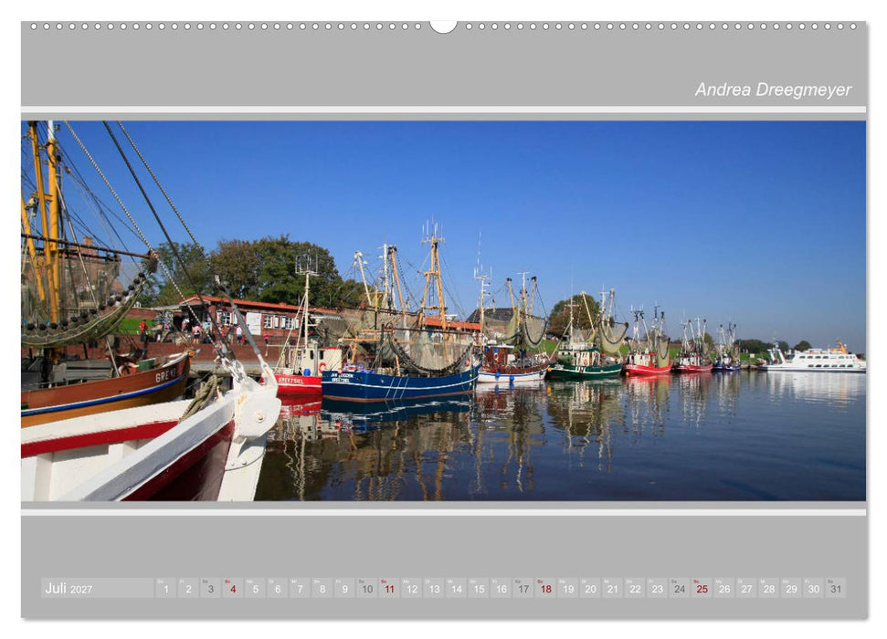 Krummhörn im Panorama-Format (CALVENDO Premium Wandkalender 2027)