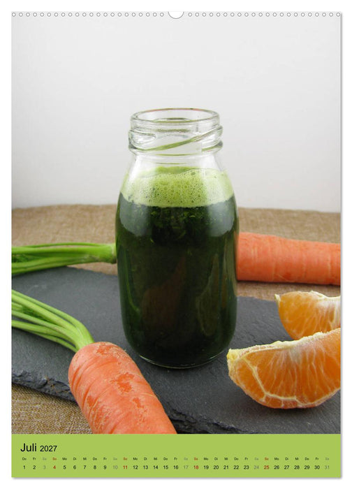 Detox Drinks! Gesund und lecker (CALVENDO Premium Wandkalender 2027)