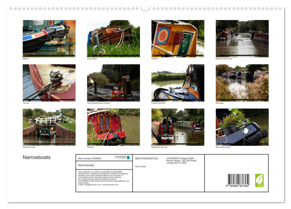Narrowboats (CALVENDO Premium-Calendar 2027)
