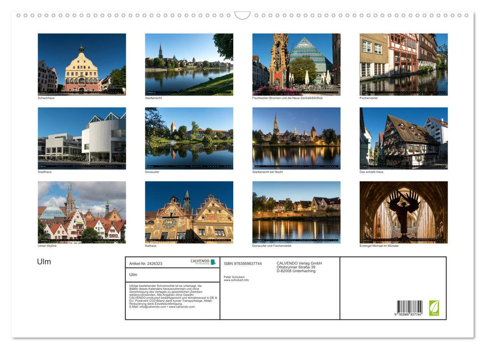 Ulm (CALVENDO Wandkalender 2027)
