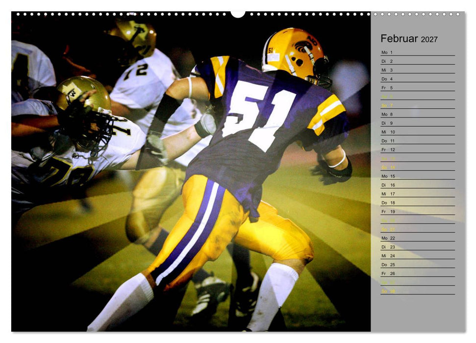 HEROES - American Football (CALVENDO Wandkalender 2027)